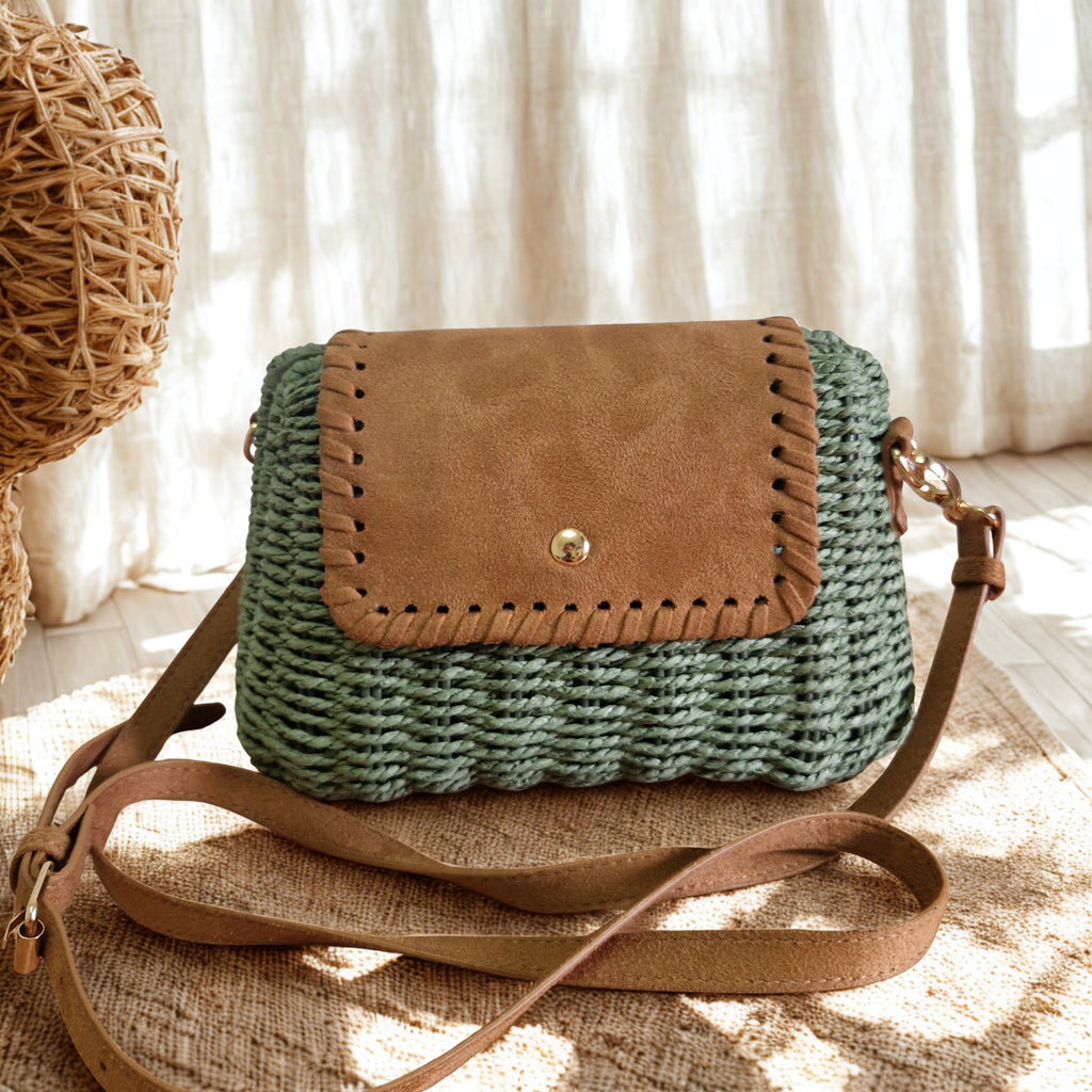 Bolso de mimbre