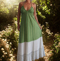 Boho-Kleid mit Streifen