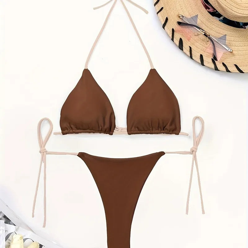 Bikini clásico tiras finas