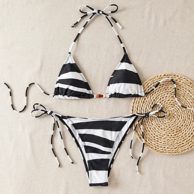 Bikini estampado cebra