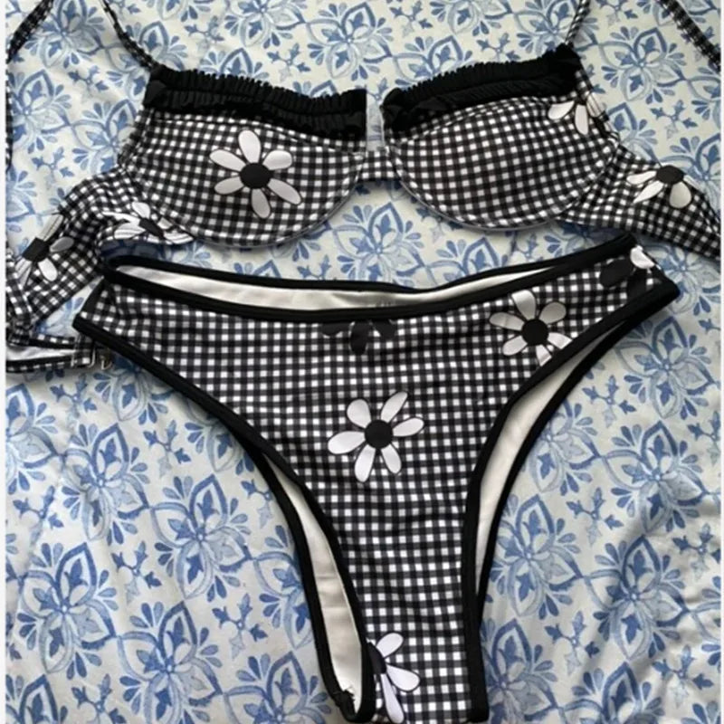 Bikini patron cuadrados