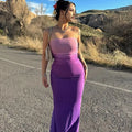 Vestido degradado lila